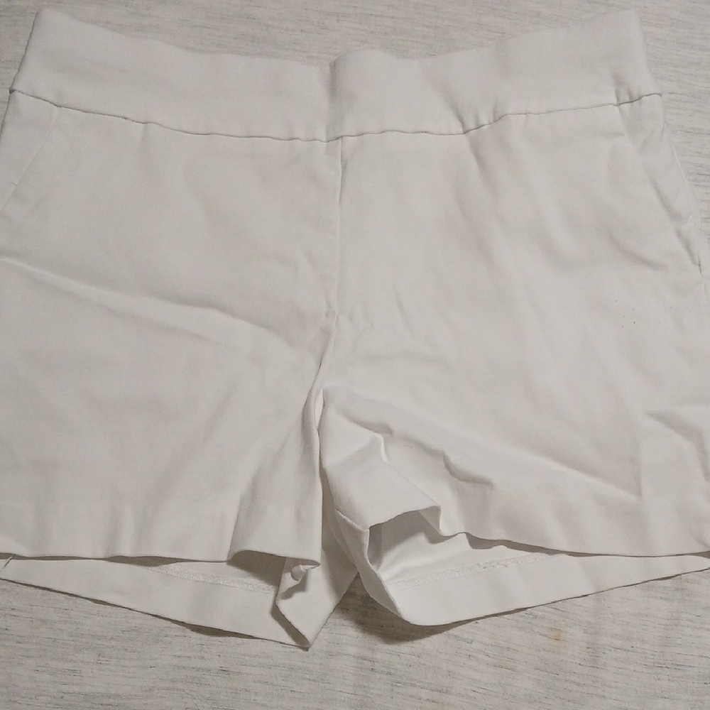 New York & Company High Waist White Shorts